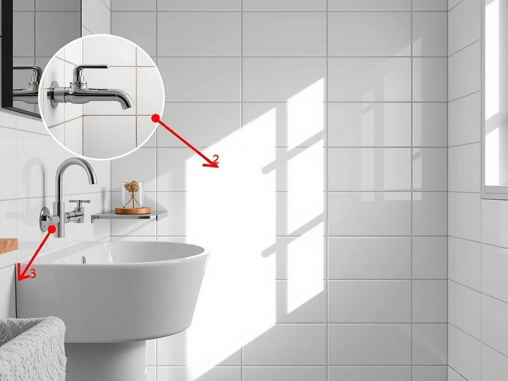 Detailní pohled na úklid koupelny - kritická místa