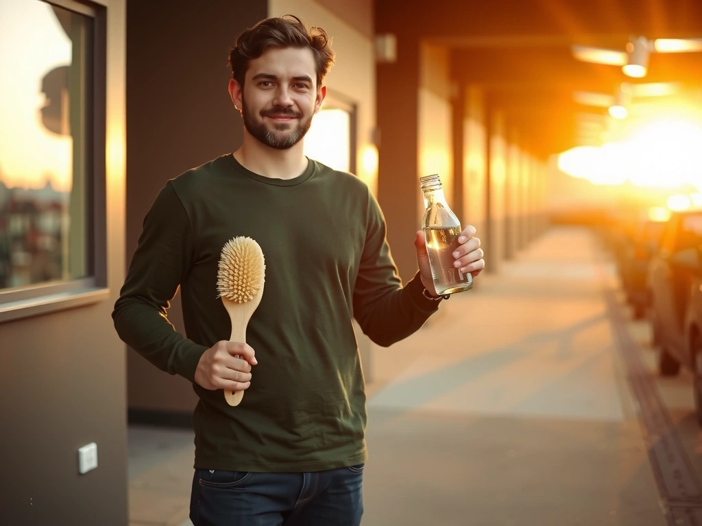 Zakladatel Tidysparky na Smíchovské náplavce